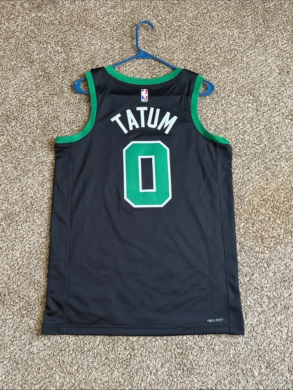 Jordan Black and Green Celtics #0 Basketball Jersey